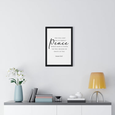 Faith Culture - Christian Home Decor - Peaceful Mind Wall Art - Faith Culture