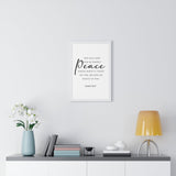 Faith Culture - Christian Home Decor - Peaceful Mind Wall Art - Faith Culture