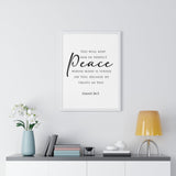 Faith Culture - Christian Home Decor - Peaceful Mind Wall Art - Faith Culture
