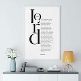 Faith Culture - Christian Home Décor - The Lord is My Shepherd - Psalm 23 Wall Art