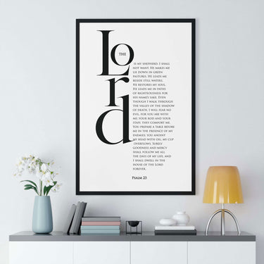 Faith Culture - Christian Home Décor - The Lord is My Shepherd - Psalm 23 Wall Art