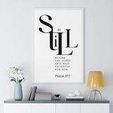 Faith Culture - Christian Home Décor - Wait on the Lord - Psalm 37:7 Wall Art