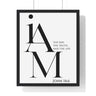 The Way, the Truth, and the Life Wall Art | John 14:6 Christian Decor 16" x 20" Black