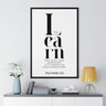 Faith Culture - Christian Home Décor - Wisdom's Path - Proverbs 12:1 Wall Art 24″ x 36″ Black