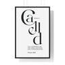 You Greatly Emboldened Me Wall Art | Psalm 138:3 Christian Decor 24″ x 36″ Black