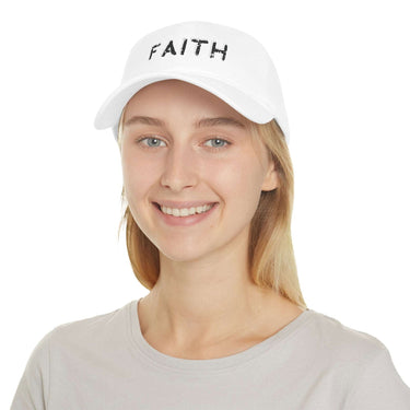 Faith Culture - Christian Low Profile Baseball Cap White One size