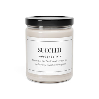 Commit Your Ways Candle | Proverbs 16:3 Christian Soy Candle
