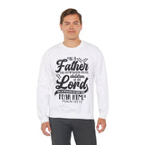 Faith Culture - Compassion of the Father - Christian Unisex Heavy Blend™ Crewneck Sweatshirt White