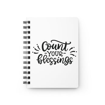 Faith Culture - Count Your Blessings - Christian Thanksgiving Spiral Journal One Size