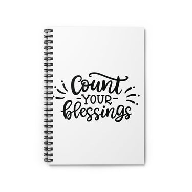 Faith Culture - Count Your Blessings - Christian Thanksgiving Spiral Journal One Size