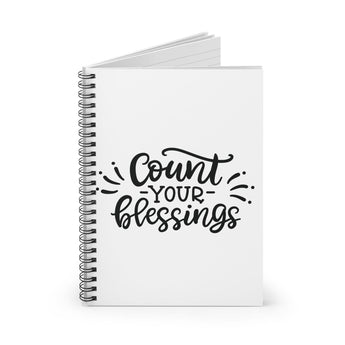 Faith Culture - Count Your Blessings - Christian Thanksgiving Spiral Journal