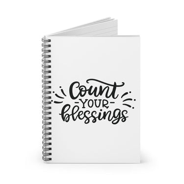 Faith Culture - Count Your Blessings - Christian Thanksgiving Spiral Journal