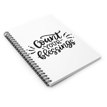 Faith Culture - Count Your Blessings - Christian Thanksgiving Spiral Journal