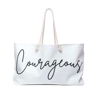 Faith Culture - Courageous - Christian Weekender Tote Bag 24" × 13"