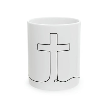 Faith Culture - Cross - Christian Coffee or Tea Ceramic Mug 11oz