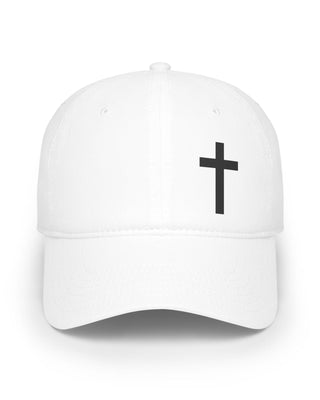 Cross Baseball Cap | Christian Hat White One size