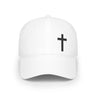 Faith Culture - Cross - Christian Low Profile Baseball Cap White One size