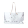 Faith Culture - Cross - Christian Weekender Tote Bag 24" × 13"