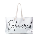Faith Culture - Delivered -Christian Weekender Tote Bag 24" × 13"