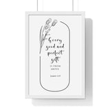 Faith Culture - Divine Gifts - James 1:17 - Christian Wall Art 12″ x 18″ White