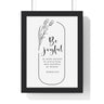 Faith Culture - Enduring Hope - Romans 12:12 - Christian Wall Art 8" x 11" Black