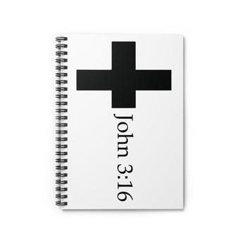 Faith Culture - Everlasting Love - John 3:16 - Christian Spiral Notebook One Size