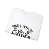 Faith Culture - Father and Son - Christian Unisex Heavy Blend™ Crewneck Sweatshirt