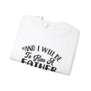 Faith Culture - Father and Son - Christian Unisex Heavy Blend™ Crewneck Sweatshirt