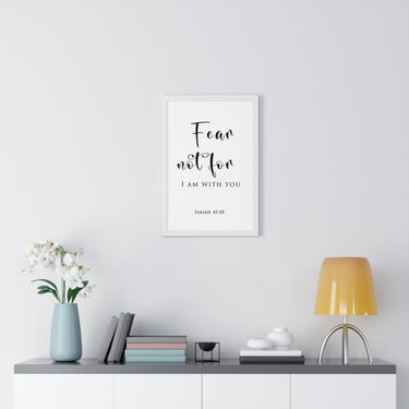 Faith Culture - Fear Not - Isaiah 41:10 - Christian Wall Art