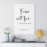 Faith Culture - Fear Not - Isaiah 41:10 - Christian Wall Art