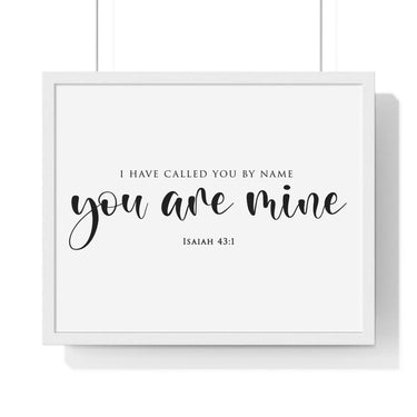 Faith Culture - Fear Not - Isaiah 43:1 - Christian Wall Art 20" x 16" White