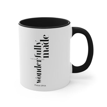 Fearfully and Wonderfully Made Accent Mug | Psalm 139:14