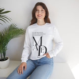 Faith Culture - Fearfully and Wonderfully Made - Unisex Heavy Blend™ Crewneck Christian Sweatshirt White