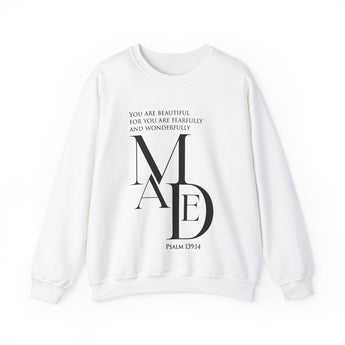 Faith Culture - Fearfully and Wonderfully Made - Unisex Heavy Blend™ Crewneck Christian Sweatshirt