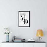 Faith Culture - "Fearfully and Wonderfully Made" - Psalm 139:14 Christian Vertical Framed Wall Art 12″ x 18″ Black