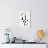 Faith Culture - "Fearfully and Wonderfully Made" - Psalm 139:14 Christian Vertical Framed Wall Art 12″ x 18″ White