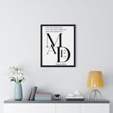 Faith Culture - "Fearfully and Wonderfully Made" - Psalm 139:14 Christian Vertical Framed Wall Art 16" x 20" Black