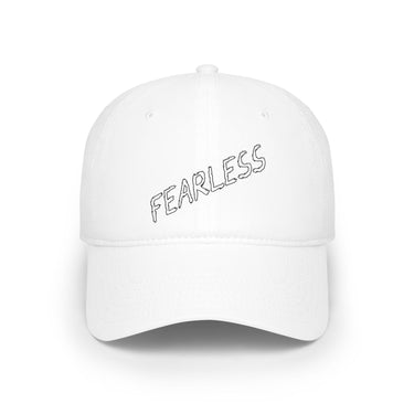 Faith Culture - Fearless - Christian Low Profile Baseball Cap White One size