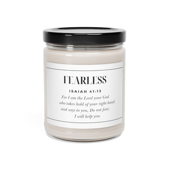 Fearless Candle | Isaiah 41:13 Christian Soy Candle
