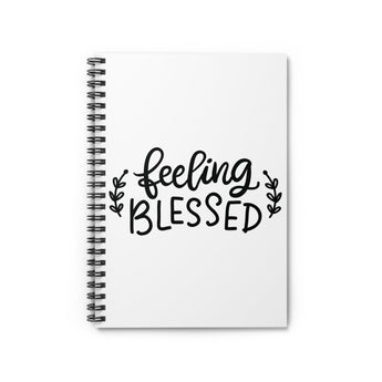 Faith Culture - Feeling Blessed - Christian Thanksgiving Spiral Journal One Size