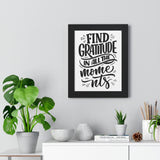 Faith Culture - Find Gratitude in All the Moments - Christian Thanksgiving Wall Art