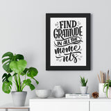 Faith Culture - Find Gratitude in All the Moments - Christian Thanksgiving Wall Art