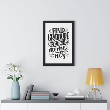 Faith Culture - Find Gratitude in All the Moments - Christian Thanksgiving Wall Art