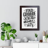 Faith Culture - Find Gratitude in All the Moments - Christian Thanksgiving Wall Art