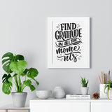 Faith Culture - Find Gratitude in All the Moments - Christian Thanksgiving Wall Art
