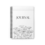 Faith Culture - Floral Reflection - Christian Thanksgiving Spiral Journal One Size