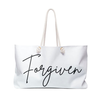 Faith Culture - Forgiven Christian Weekender Tote Bag 24" × 13"