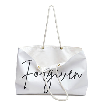 Faith Culture - Forgiven Christian Weekender Tote Bag
