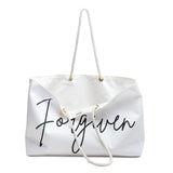 Faith Culture - Forgiven Christian Weekender Tote Bag