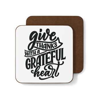 Faith Culture - Give Thanks With a Grateful Heart - Christian Thanksgiving Coaster